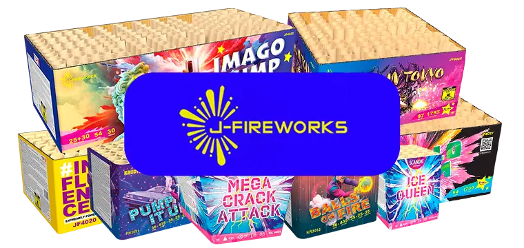 J-fireworks fyrværkeri